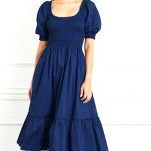 Hill House Home The Louisa Nap Dress - Navy